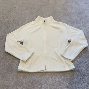 🔴➡️ 4/$10!!!!!⬅️🔴 
Ivory zip up fleece sweater